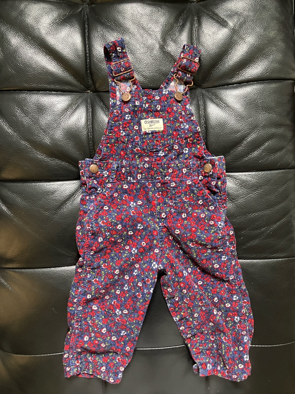 OshKosh B'gosh Floral Overalls